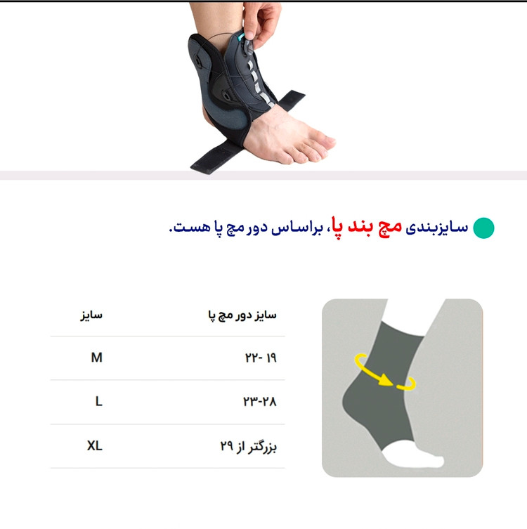 راهنمای انتخاب سایز
